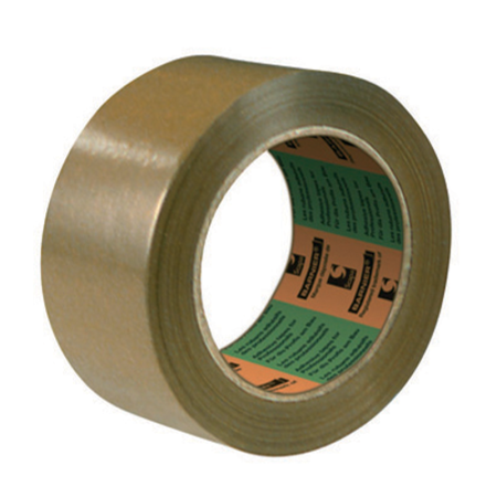 Ruban adhésif "1253" PP pour emballage silencieux Havane 50mm x 100m BARNIER