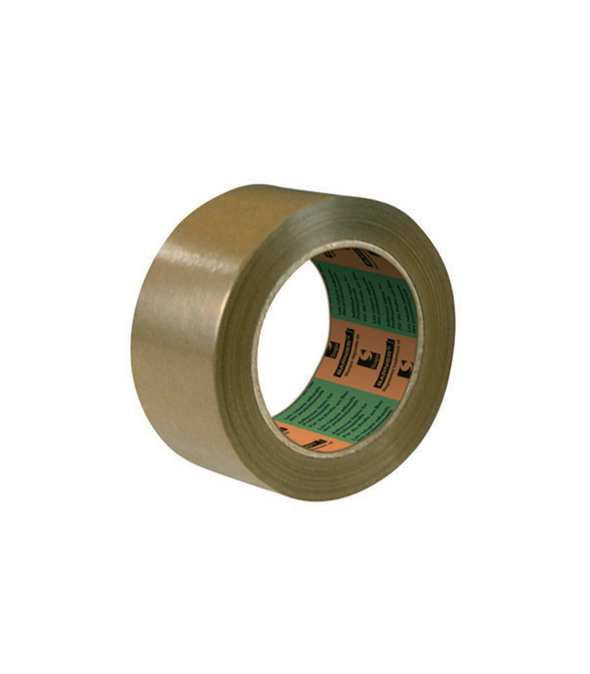 Ruban adhésif "1253" PP pour emballage silencieux Havane 50mm x 100m BARNIER