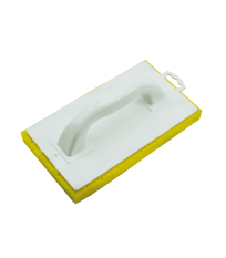 Taloche monobloc rectangulaire mousse PU jaune 14x25 cm MONDELIN