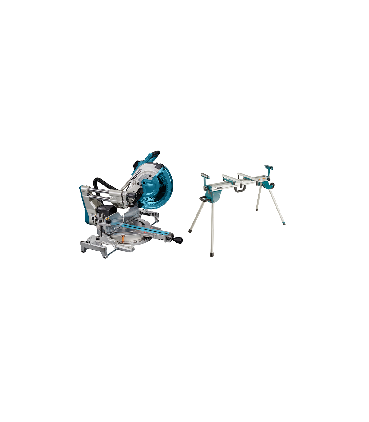 Pack scie radiale Ø305 mm LS1219L + Etabli extensible WST06 MAKITA
