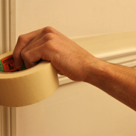 Ruban adhésif "9060S" Masquage professionnel 60°C/3 jours Chamois 38mm x 50m BARNIER