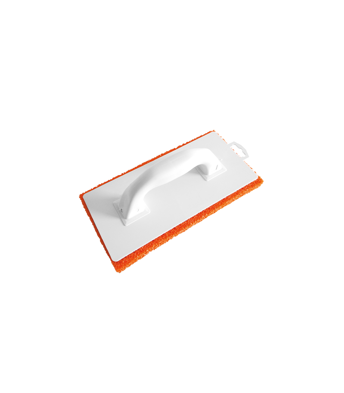 Frottoir plastique monobloc spongieux orange 29x14 cm MONDELIN