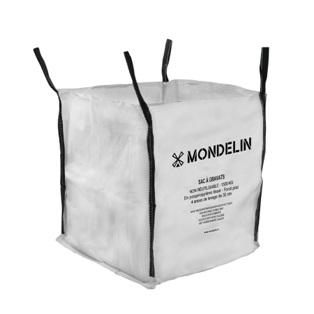 Sac à gravats fond plat 100x100x100 cm MONDELIN
