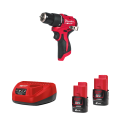 2 batteries 2 Ah 12 V + 1 chargeur C12C