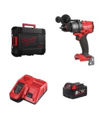 Perceuse visseuse 18V M18 FDD3-0X + 1 batterie 5 Ah + 1 chargeur M12-18 FC MILWAUKEE
