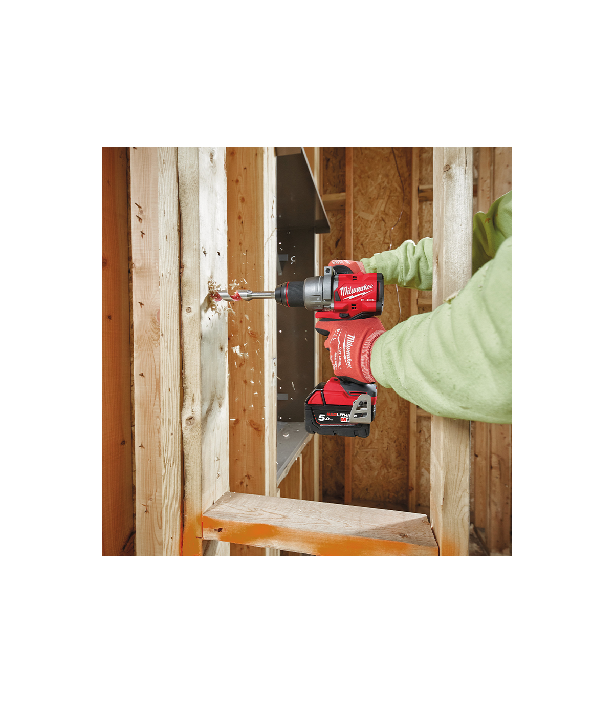 Perceuse visseuse 18V M18 FDD3-502X + 2 batteries 5 Ah + 1 chargeur M12-18 FC MILWAUKEE