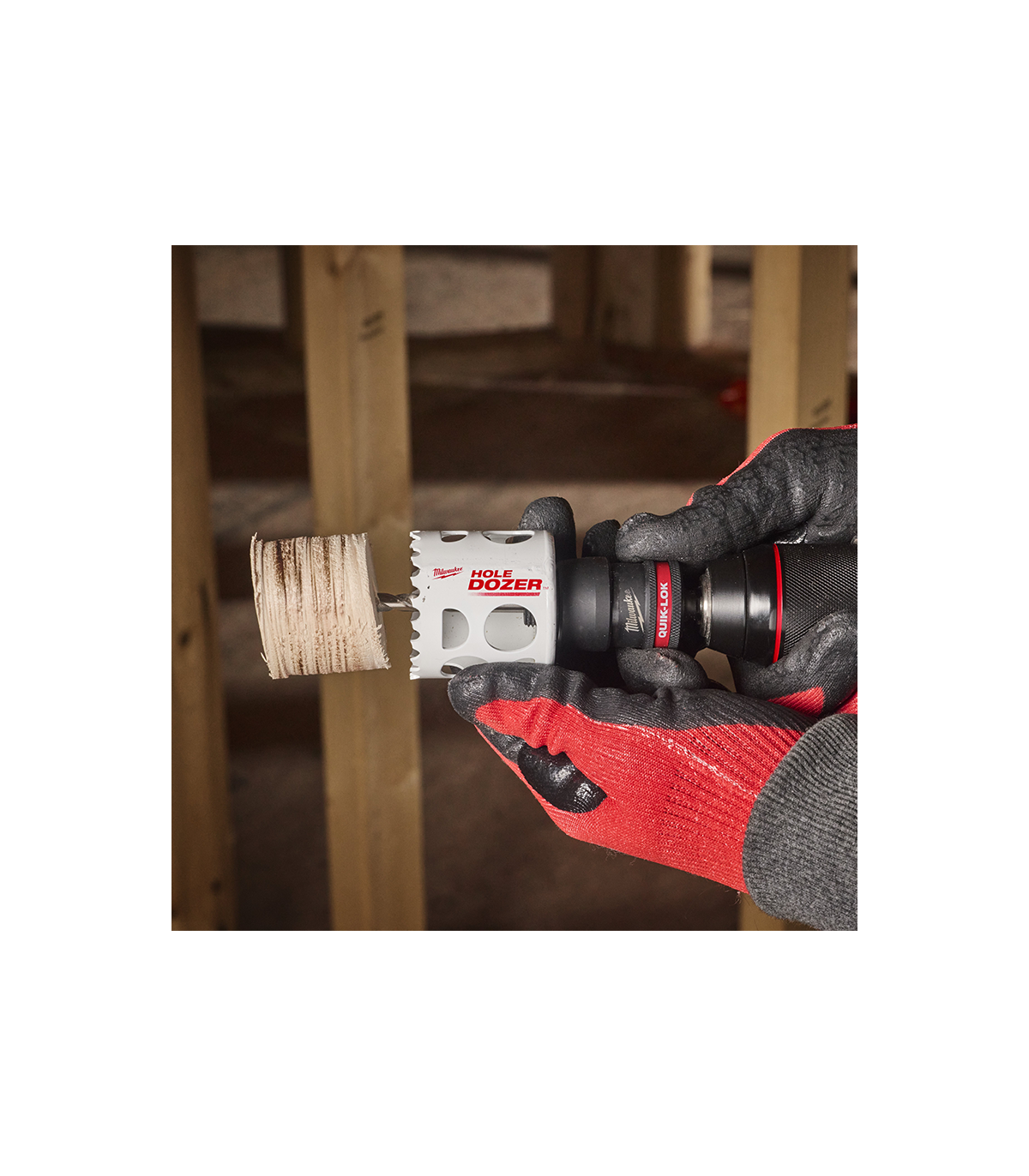 Porte scies cloches Hole Dozer QL Arbor Ø32-210 mm MILWAUKEE