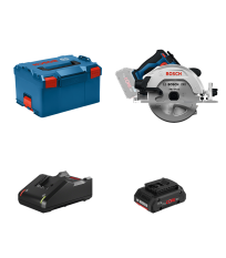 Scie circulaire Ø190 mm GKS 18V-68-2 + 1 batterie ProCore 18V 4 Ah + 1 chargeur GAL 18V-40 BOSCH