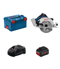 Scie circulaire Ø190 mm GKS 18V-68-2 + 1 batterie ProCore 18V 5,5 Ah + 1 chargeur GAL 1880 CV BOSCH