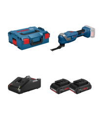 Découpeur-ponceur GOP 18V-30 + 2 batteries ProCore 18V 4 Ah + 1 chargeur GAL 18V-40 BOSCH