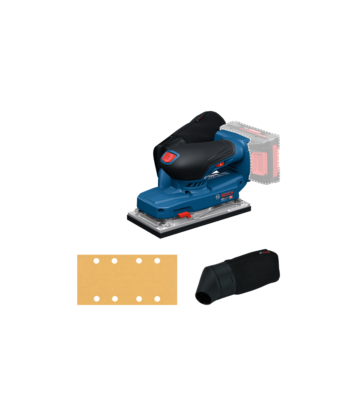 Ponceuse vibrante GSS 18V-18 BOSCH