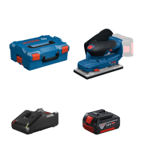 Ponceuse vibrante GSS 18V-18 + 1 batterie GBA 18V 4 Ah + 1 chargeur GAL 18V-40 BOSCH