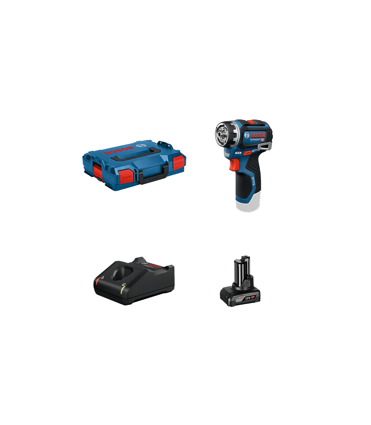Perceuse visseuse GSR 12V-32 FC + 1 batterie 12V 6 Ah + 1 chargeur GAL 12V-40 BOSCH