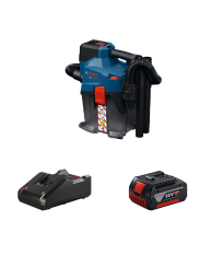 Aspirateur à batterie eau et poussière GAS 18V-6LS + 1 batterie GBA 18V 5 Ah + 1 chargeur GAL 18V-40 BOSCH