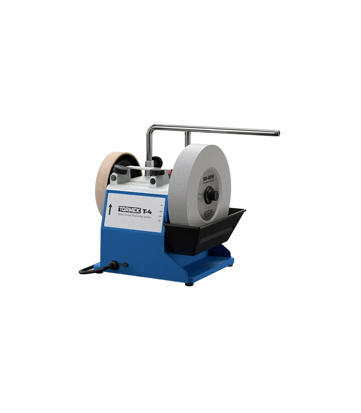 Affûteuse T4 + Dispositif pour mini-couteaux SVM-00 + Régleur d'angle pour couteaux KS-123 TORMEK