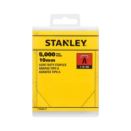 Agrafes type A 10mm x 5000 STANLEY