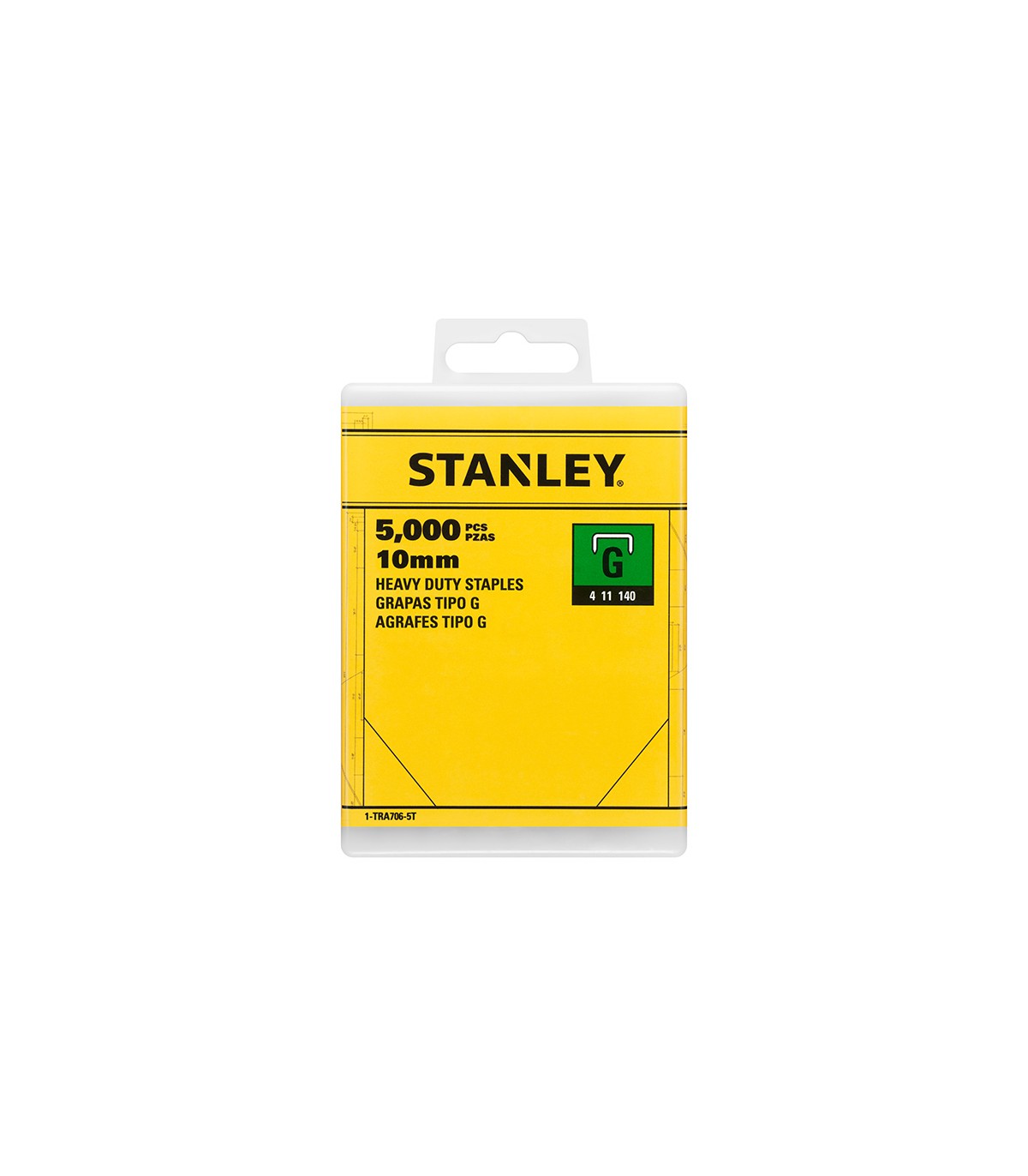 Agrafes type G 10mm x 5000 STANLEY