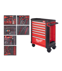 Servante équipée 7 tiroirs 78CM TOOLGUARD 337 outils MILWAUKEE