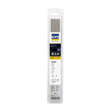 13 Électrodes rutiles E6013 Ø2,0 mm GYS