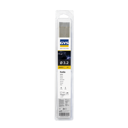 9 Électrodes rutiles E6013 Ø3,2 mm GYS