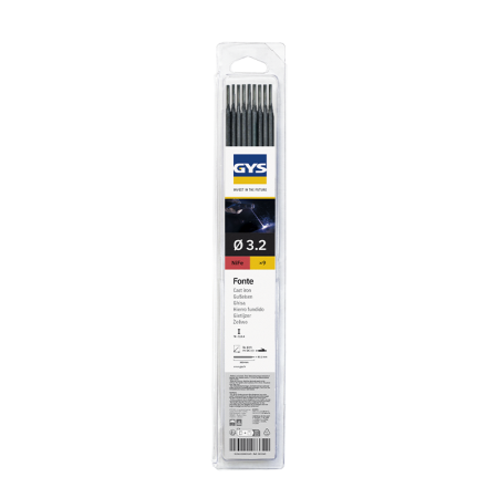9 Électrodes fonte Ø3,2 mm GYS