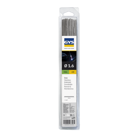 60 baguettes TIG inox (316L) Ø1,6 m GYS