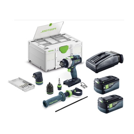 Perceuse-visseuse à percussion TPC 18/4 5,0/4,0 I-Set QUADRIVE FESTOOL
