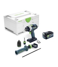 Perceuse-visseuse à percussion TPC 18/4 I-Basic + 1 batterie 18V 5 Ah HP-ASI FESTOOL