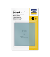 5 Écrans de protection externes 110 x 90 mm - TECHNO 11 & 9/13 / MASTER 11 / FLIP-FLAP GYS