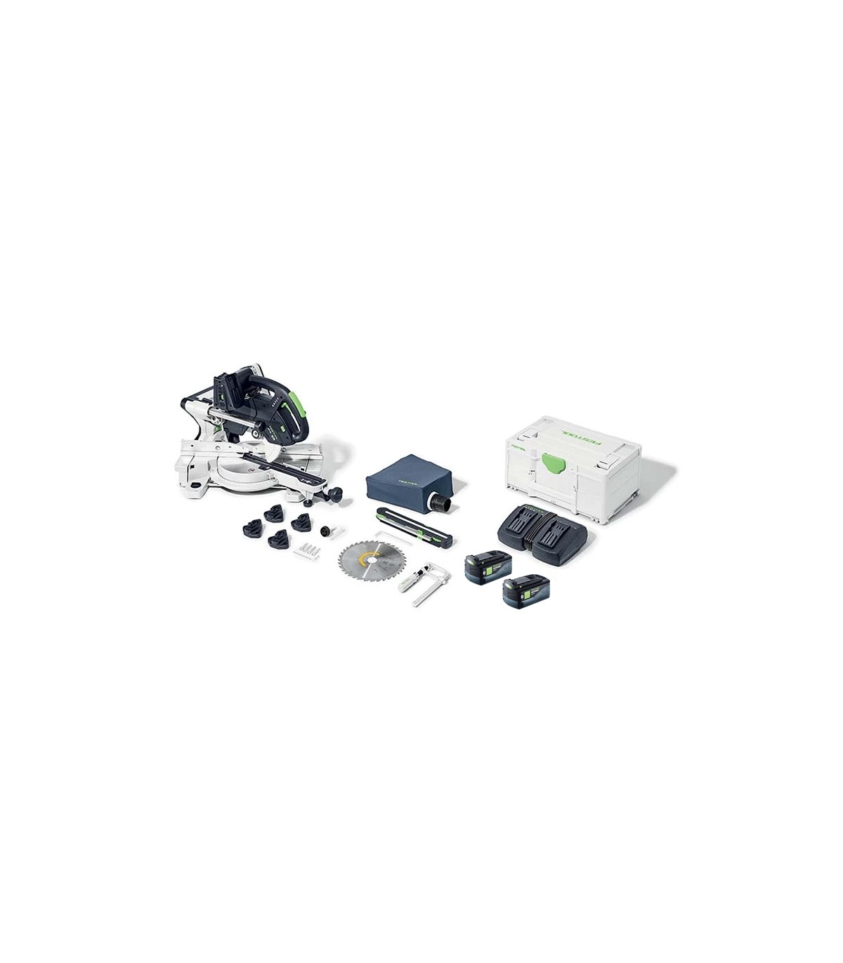 Scie à onglet radial sans fil KSC 60 EB 5,0 I-Plus FESTOOL