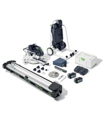 Scie à onglet radial sans fil KSC 60 EB 5,0 I-UG-Set FESTOOL