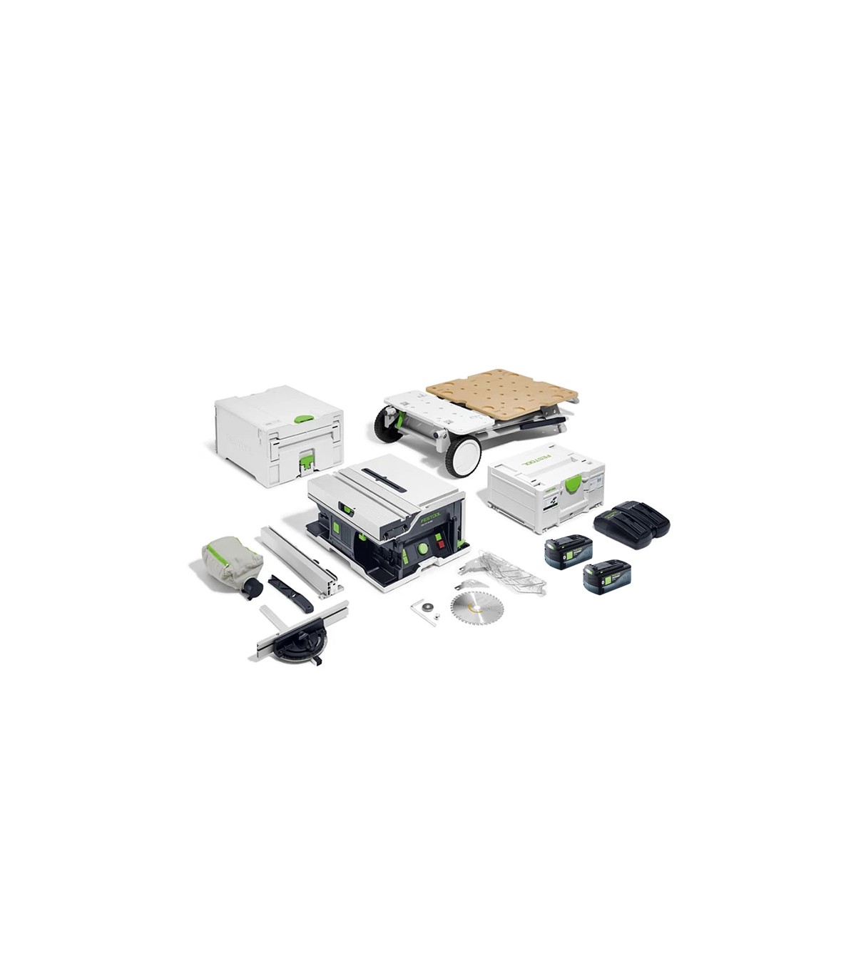 Scie sur table sans fil CSC SYS 50 EBI-Set FESTOOL