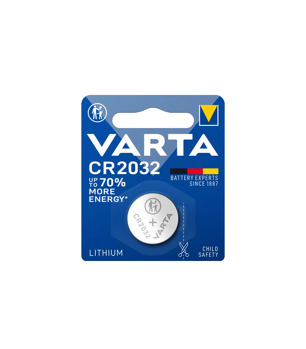 Pile bouton lithium CR2032 3V VARTA