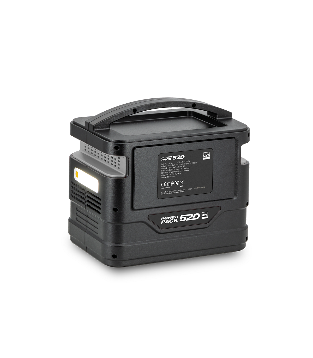 Alimentation autonome POWER PACK 520 GYS