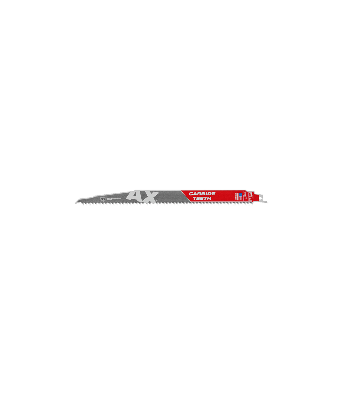 Lame scie sabre TCT AX Carbure Bois et clous 300mm MILWAUKEE