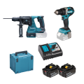 Pack de 2 machines 18V (DDF484 + DHR243) MAKITA