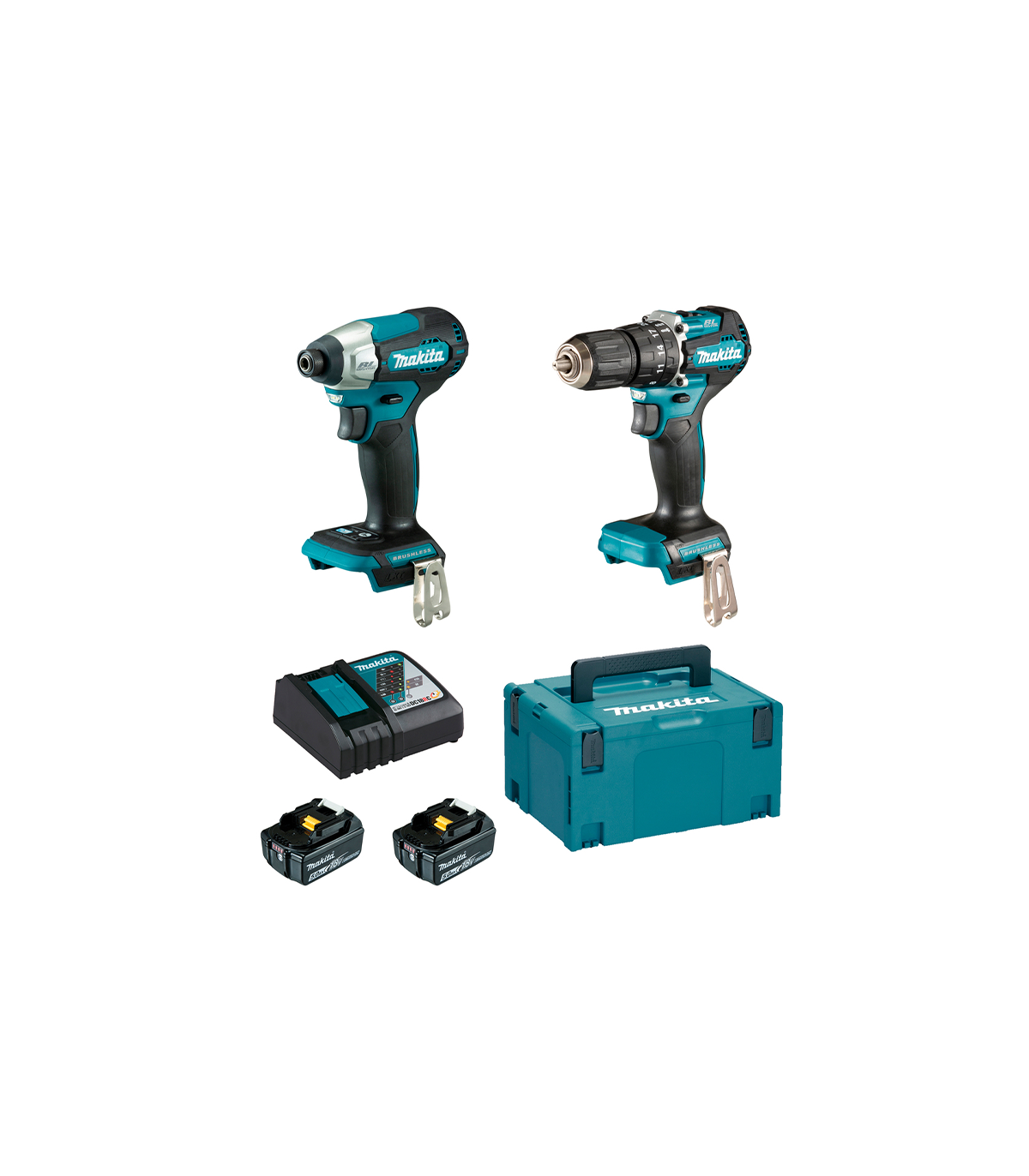 Pack de 2 machines 18V (DTD157 + DHP487) MAKITA