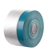 Film électrostatique à lisière adhésive toile "2951" 550mm x 20m BARNIER