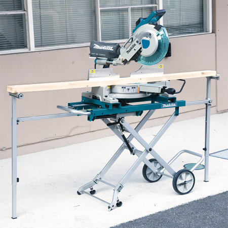 Pack Scie radiale Ø216 mm LS0815FLN + piètement DEAWST05 MAKITA