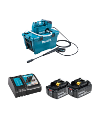 Nettoyeur haute pression 2 x 18V DHW080ZK + 2 batteries BL1860B 18V 6 Ah + chargeur rapide DC18RC MAKITA