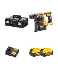 Perforateur  SDS Plus 18V DCH273NT-XJ + 2 batteries 18V 5 Ah + 1 chargeur DCB1104-QW DEWALT