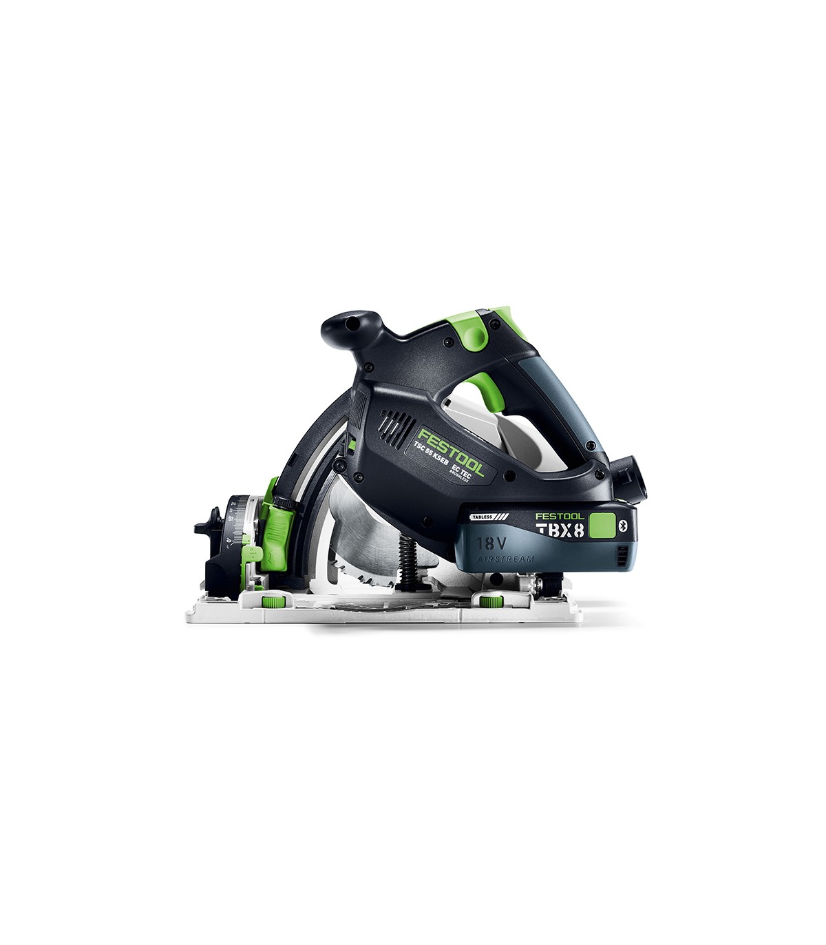 Scie circulaire plongeante Ø160 mm TSC 55 KSEB-Basic + 1 batterie 18V 5 Ah HP-ASI + 1 chargeur TCL 6 FESTOOL