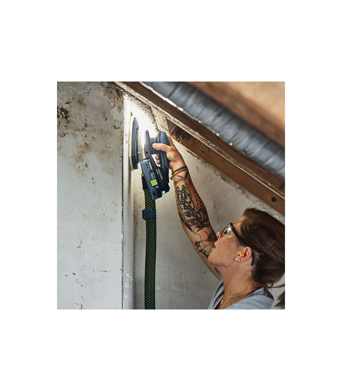 Ponceuse excentrique Delta DTSC 200-Basic + 1 batterie 18V 4 Ah + 1 chargeur TCL 6 FESTOOL