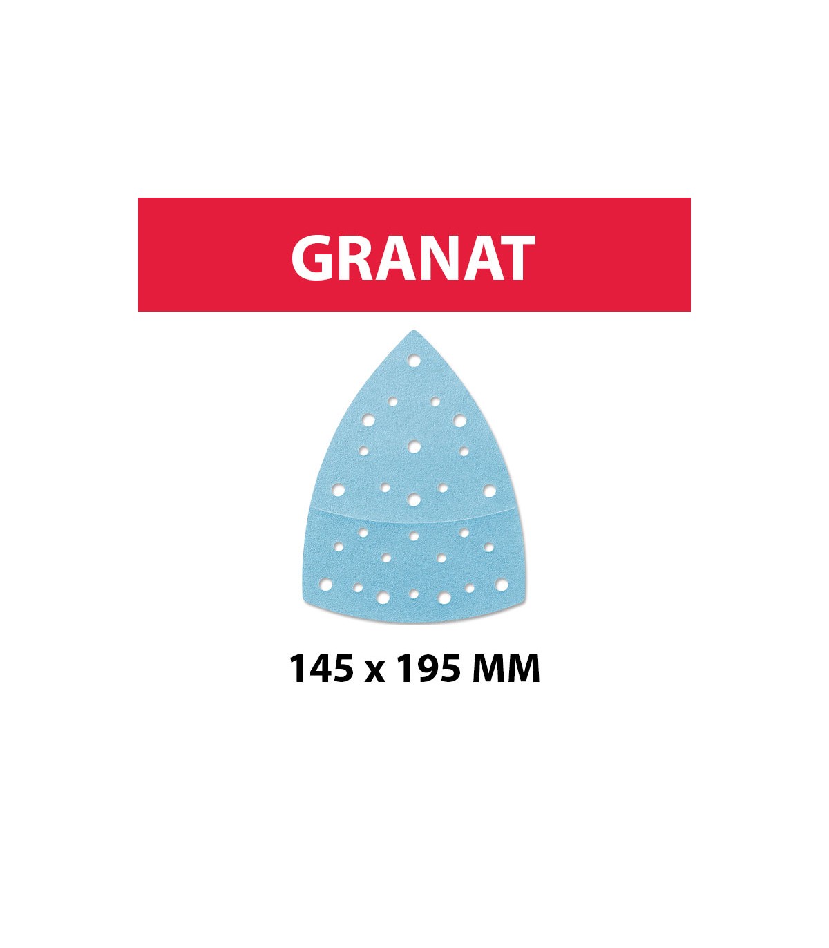 Abrasifs Granat Delta 200 145 x 195 mm FESTOOL