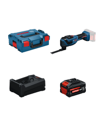 Découpeur-ponceur EXPERT EXOP18V-40 + 1 Batterie EXPERT 5,5 Ah + 1 Chargeur GAL 12V/18V-80 BOSCH
