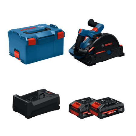 Scie plongeante EXPERT EXKT18V-52G + 2 Batteries EXPERT 4 Ah + 1 Chargeur GAL 12V/18V-80 BOSCH