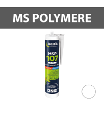 Mastic-colle polymère "MSP107" Blanc 290ml BOSTIK