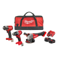 Pack 3 outils 18V M18 FPP3FR-502B (M18 FMTIW2F12 + M18 FSAG125X + M18 BLDDRC) MILWAUKEE