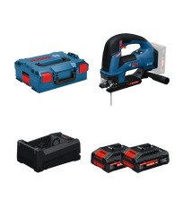 Scie sauteuse EXPERT EXST18V-155B + 2 Batteries EXPERT 4 Ah + 1 Chargeur GAL 12V/18V-80 BOSCH