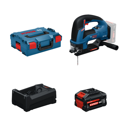 Scie sauteuse EXPERT EXST18V-155B + 1 Batterie EXPERT 5,5 Ah + 1 Chargeur GAL 12V/18V-80 BOSCH